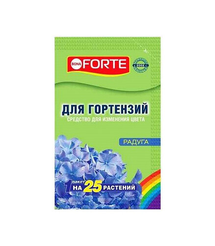 Средство BONA FORTE Радуга для гортензий для изменения цвета (100г) 438x503 в Материке