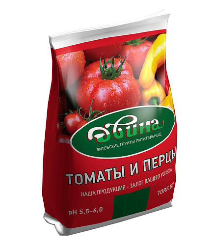 Грунт Двина для Томатов и перца питательный (55л) 438x503 в Материке