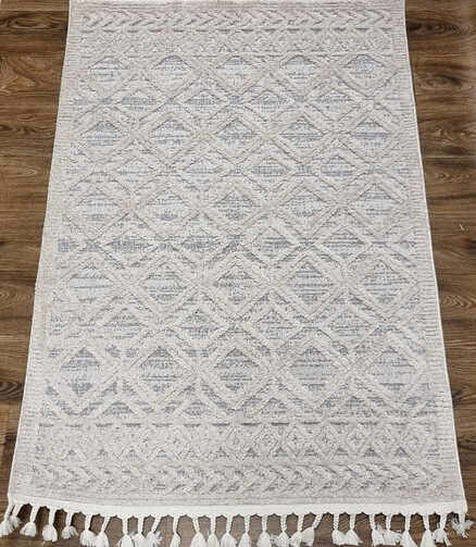 Ковер TERNI Y584A White 120*170 438x503 в Материке