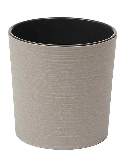 Кашпо MALWA DLUTO wood с вкладышем (25x26см) пластик серый LA843-27 495x660 Кашпо MALWA DLUTO wood с вкладышем (25x26см) пластик серый LA843-27 495x660 в Материке