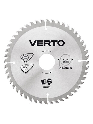 Диск пильный VERTO 160х30мм 48зуб. 61H105 238x286 в Материке