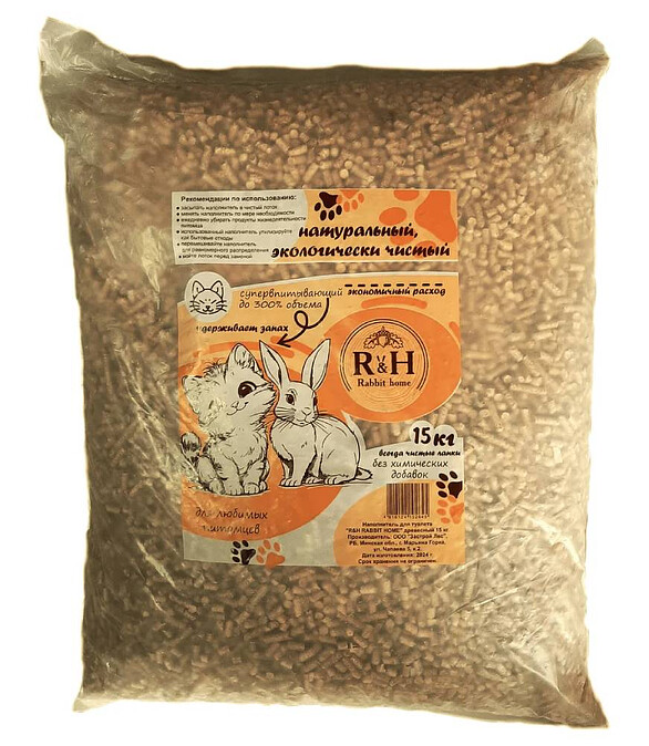 Наполнитель растительный древесный ТИМКА PREMIUM/R&H RABBIT HOME (30л/15кг) 586x674 Наполнитель растительный древесный ТИМКА PREMIUM/R&H RABBIT HOME (30л/15кг) 586x674 в Материке