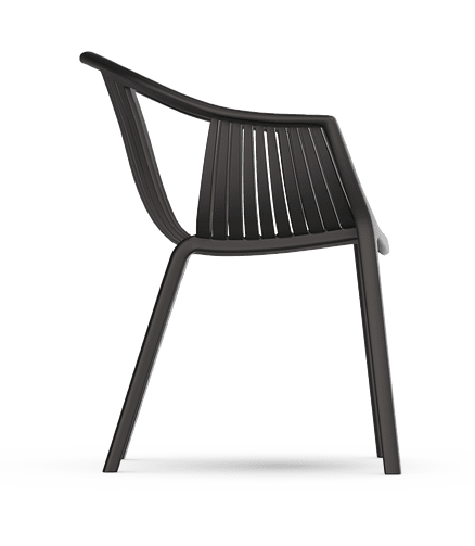 Стул ESCALATE (53x54x75см) пластик черный PP0004B4 438x503 в Материке - Вариант 2