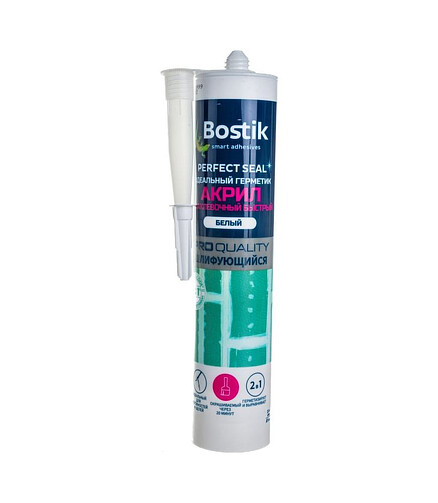 Герметик BOSTIK Perfect Seal Акрил Шпаклевочный Быстрый, 280мл 438x503 в Материке - Вариант 3
