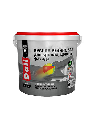 Краска DALI резиновая серая, 6кг 238x286 в Материке