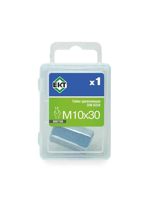 Гайка удлиняющая М10х30, DIN 6334 (уп=1шт) B007188 495x660 Гайка удлиняющая М10х30, DIN 6334 (уп=1шт) B007188 495x660 в Материке