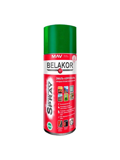 Эмаль аэроз. BELAKOR17 алкид. RAL6029 глянцевая, 520мл 495x660 Эмаль аэроз. BELAKOR17 алкид. RAL6029 глянцевая, 520мл 495x660 в Материке