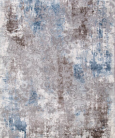 Ковер ARMINA 03853A Blue/Blue 80*150, овал