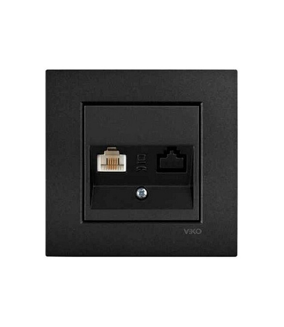 Розетка комп. Viko NOVELLA 92105532 черный 586x674 Розетка комп. Viko NOVELLA 92105532 черный 586x674 в Материке