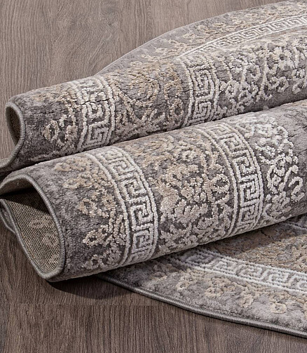 Ковер ARMINA 04073C Grey/Brown 160*230, овал 438x503 в Материке - Вариант 2