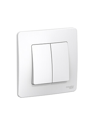 Выключатель прох. SE BLANCA BLNVS106601 2кл. белый 238x286 в Материке - Вариант 2