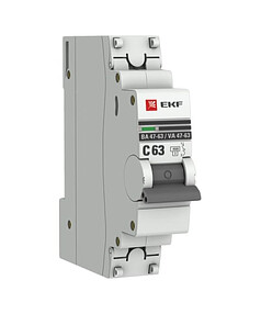 Выключатель автоматический EKF Proxima 1П 63А 238x286 в Материке