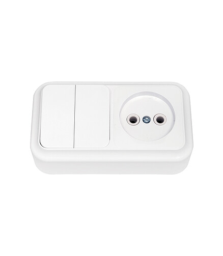 Блок Bylectrica ПРАЛЕСКА 2В-РЦ-523 2кл.+1роз. 438x503 в Материке