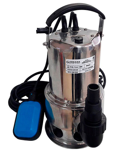 Насос дренаж. GARDANA Drain Inox-0,75 750Вт 208л/мин 438x503 в Материке