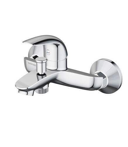 Смеситель PALACE BIT 311000000 (для ванны, короткий излив) без душ.комплекта 438x503 в Материке