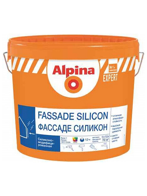 Краска Alpina EXPERT Fassade Silicon Б3 силикон-модифиц, 9,4л 495x660 Краска Alpina EXPERT Fassade Silicon Б3 силикон-модифиц, 9,4л 495x660 в Материке