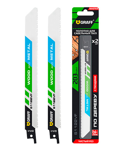 Полотно для саб.пилы GRAFF S1122VF 2шт 438x503 в Материке