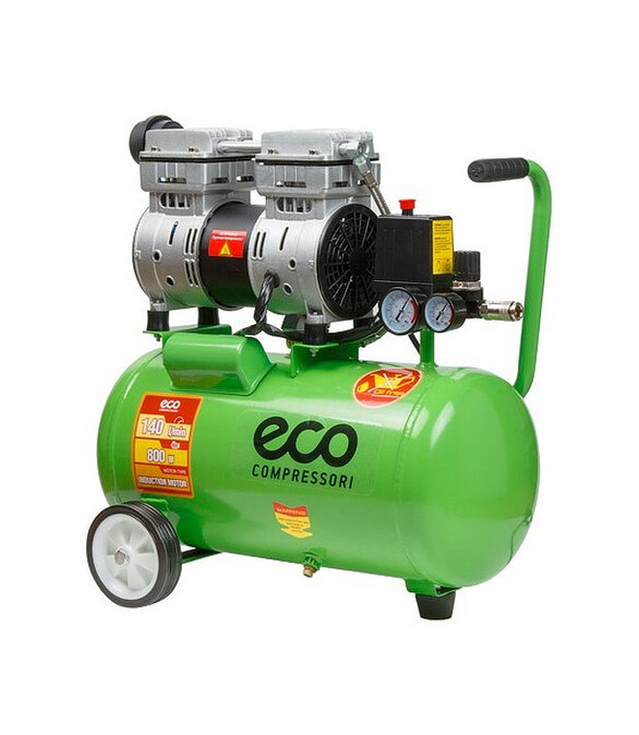 Компрессор безмасляный ECO AE-25-OF1 0,8кВт 24л 140л/мин 586x674 в Материке