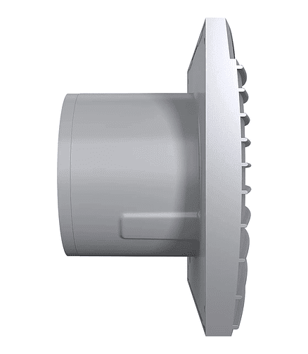 Вентилятор DICITI Silent 4C Gray metal d100 с обр.клапаном 438x503 в Материке - Вариант 3