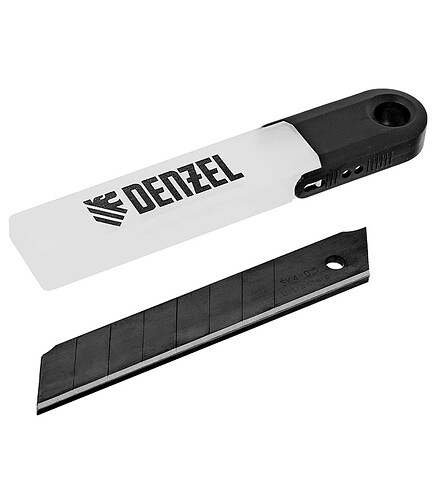 Лезвия сегм. DENZEL 79306 сверхострые 18мм 5шт. 438x503 в Материке