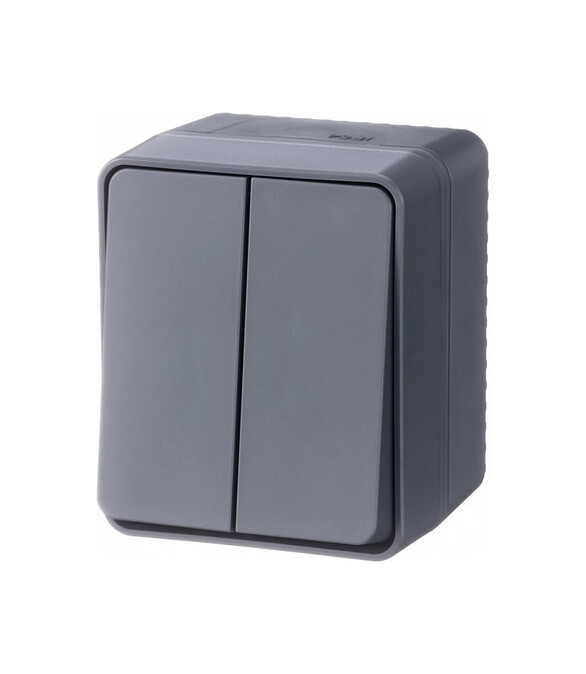 Выключатель SE ATLAS Design IP54 ATN544051 2кл. антрацит 586x674 Выключатель SE ATLAS Design IP54 ATN544051 2кл. антрацит 586x674 в Материке
