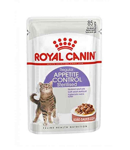 Корм для кошек Royal Canin Appetite Control Care кусочки в соусе (85г) 438x503 в Материке