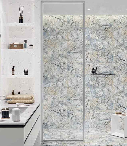 Плитка Beryoza Ceramica SOLO 41,8х41,8см 1,4м2 цвет синий 438x503 в Материке