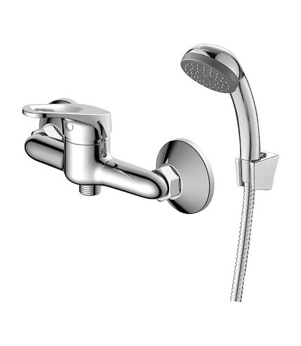 Смеситель DECOROOM DR21055 (для душа), ЛАТУНЬ 438x503 в Материке