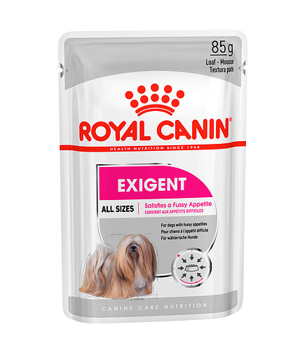 Корм для собак Royal Canin Exigent Care паштет (85г) 438x503 в Материке