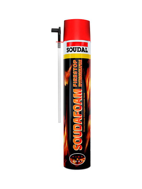Пена монтажная SOUDAL Soudafoam FR огнеупорная, 750мл 495x660 Пена монтажная SOUDAL Soudafoam FR огнеупорная, 750мл 495x660 в Материке
