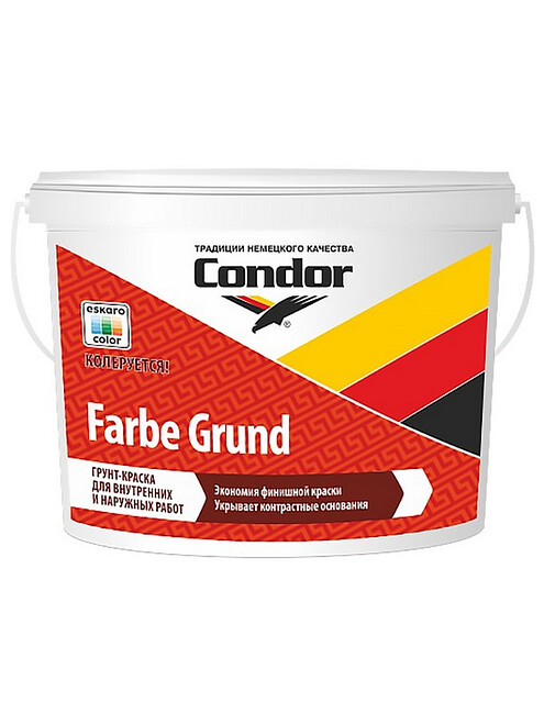 Грунтовка Condor Farbe Grund белая, 15кг 495x660 Грунтовка Condor Farbe Grund белая, 15кг 495x660 в Материке