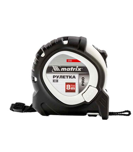 Рулетка MATRIX Neon 8мx25мм 438x503 в Материке