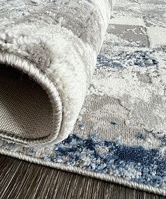 Ковер VELVET 0064A Grey/Blue 80*150 238x286 в Материке - Вариант 4