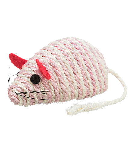 Игрушка для кошек TRIXIE "Мышь сизалевая" кош.мята (10 см.) 438x503 в Материке