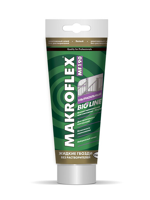 Клей MAKROFLEX MF190 Bio Line монтажный ультрасильный, 250г 495x660 Клей MAKROFLEX MF190 Bio Line монтажный ультрасильный, 250г 495x660 в Материке