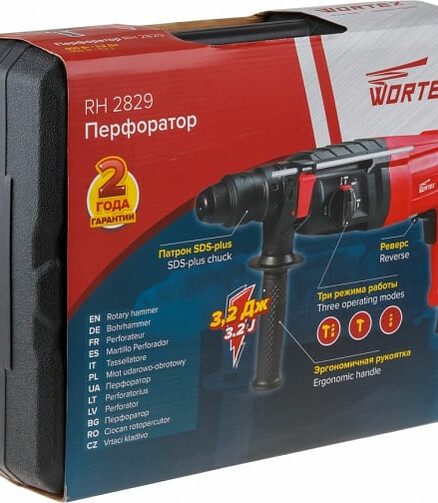 Перфоратор WORTEX RH2829 900Вт 3.2Дж 438x503 в Материке - Вариант 2