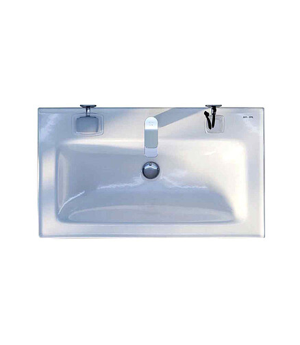 Умывальник X-JOY M85AWCC0802WG64 80см с/о мебельный 438x503 в Материке