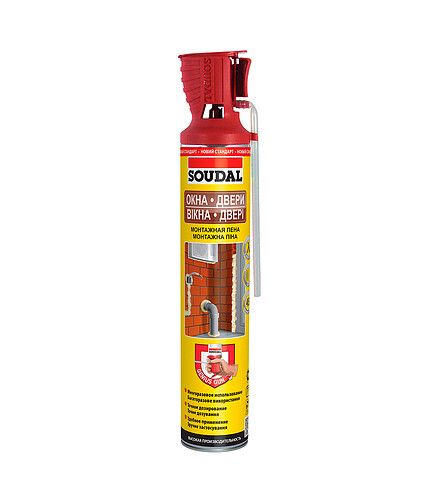 Пена монтажная SOUDAL Yellow Genius Gun Winter зима, 750мл 438x503 в Материке
