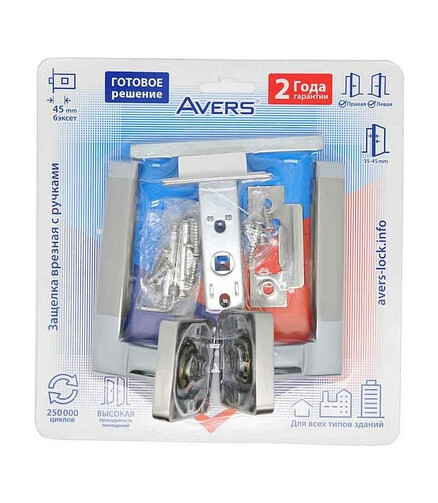 Комплект для межкомнатной двери AVERS 22050-A-NIS/CR / 5400-P-NIS 438x503 в Материке
