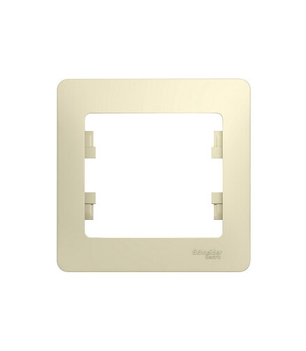 Рамка SE GLOSSA GSL000201 1мест. беж. 438x503 в Материке