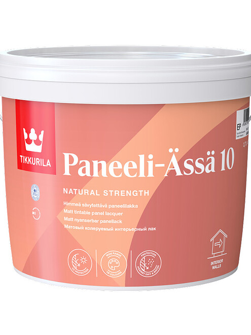 Лак Tikkurila Paneeli-Assa матовый, 2,7л 495x660 Лак Tikkurila Paneeli-Assa матовый, 2,7л 495x660 в Материке