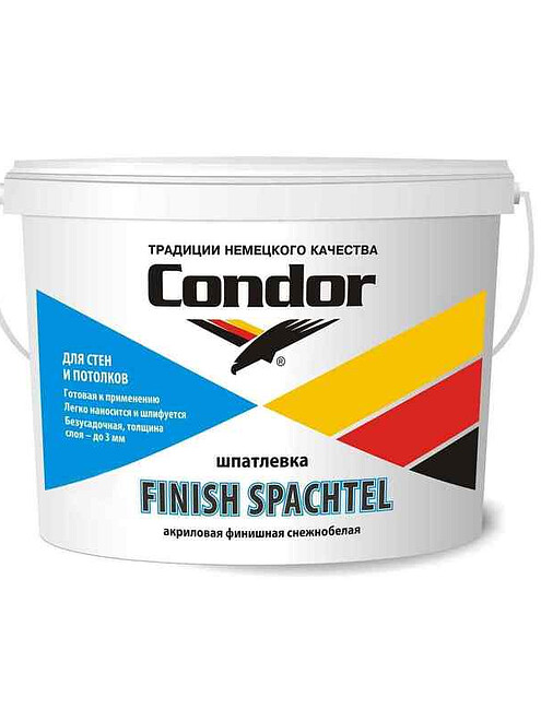 Шпатлевка Condor Spachtel, 16кг 495x660 Шпатлевка Condor Spachtel, 16кг 495x660 в Материке