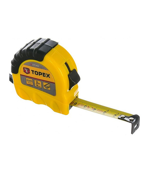 Рулетка TOPEX 27C302 2м*16мм 586x674 Рулетка TOPEX 27C302 2м*16мм 586x674 в Материке