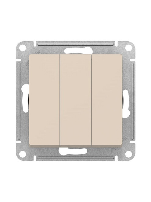 Выключатель SE ATLAS Design ATN000231 3кл. беж. 495x660 Выключатель SE ATLAS Design ATN000231 3кл. беж. 495x660 в Материке