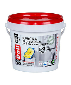 Краска DALI PROFESSIONAL матовая белая, 0,9л 238x286 в Материке