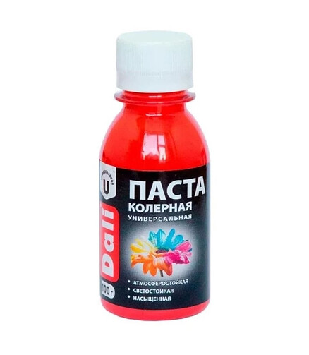 Паста колерная DALI универс. розовый 0,1кг 438x503 в Материке