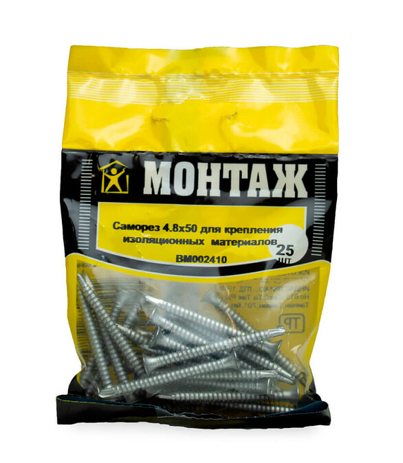 Саморез для крепл. изоляц. WS TORX25 4.8x50, сверло, керам.покр. (уп=25шт) 586x674 Саморез для крепл. изоляц. WS TORX25 4.8x50, сверло, керам.покр. (уп=25шт) 586x674 в Материке