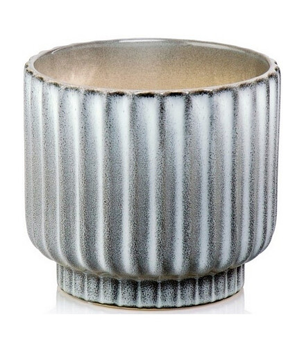 Горшок VINTAGE (15*14см) керамика серый арт.05.337.15 438x503 в Материке