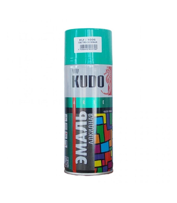 Эмаль аэроз. KUDO бирюзовая, 520мл 586x674 Эмаль аэроз. KUDO бирюзовая, 520мл 586x674 в Материке