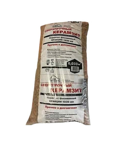 Керамзит фракции 10/20 пакет 0,033м2 438x503 в Материке